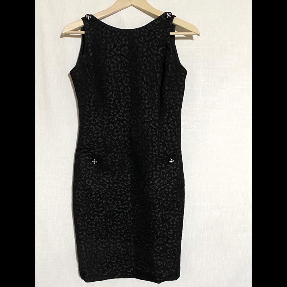 CLASSY LITTLE BLACK DRESS BY CHETTA B SIZE 8